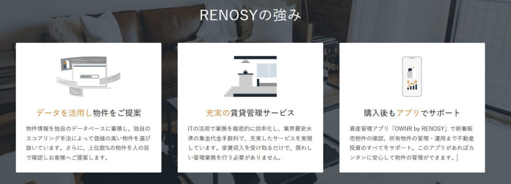 リノシー(renosy)特徴