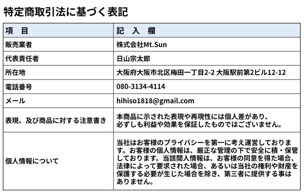 株式会社Mt.Sun