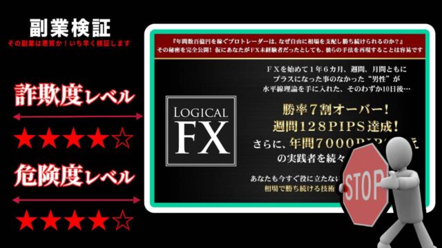 LOGICAL FX(ロジカルFX)は投資詐欺？合同会社ファンドアンドコンサルティング 小林良治の怪しい教材の評判は